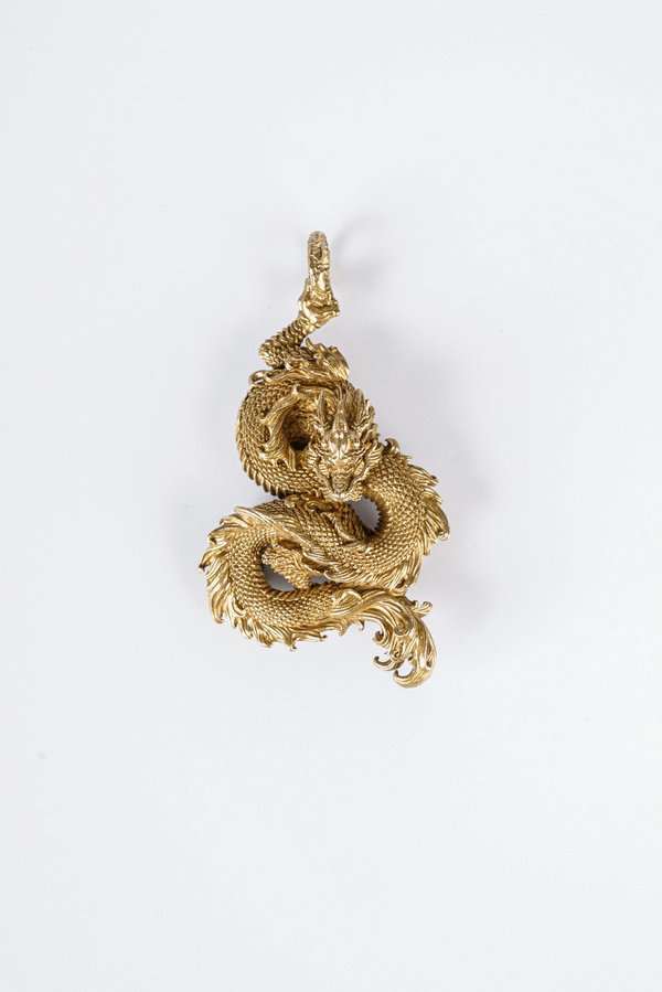 Unleash strength with the stunning dragon charm